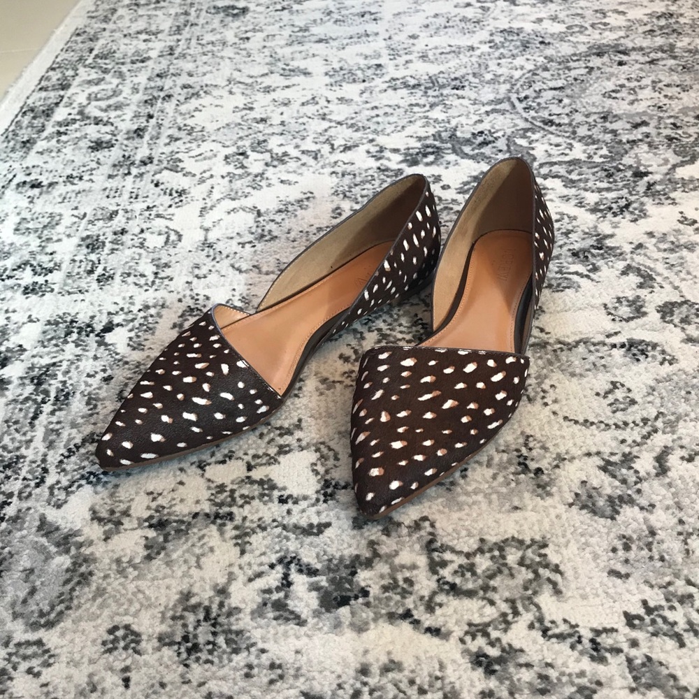 J Crew D’Orsay Flats 8.5